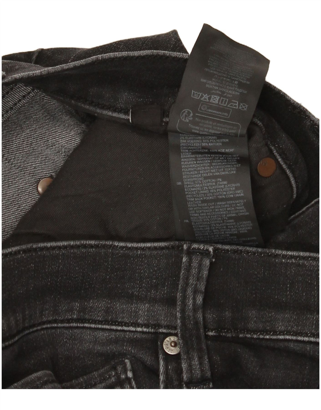 Ανδρικό Slim Jeans G-Star W36 L30 μαύρο βαμβακερό