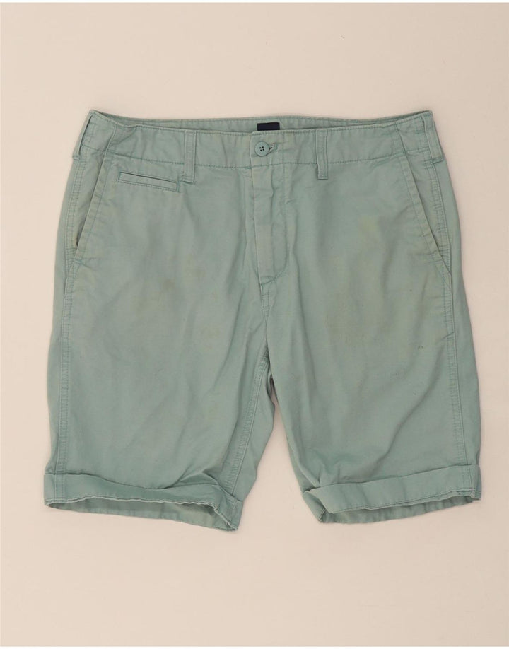 GAP Mens Chino Shorts W33 Medium  Green Vintage Gap and Second-Hand Gap from Messina Hembry 