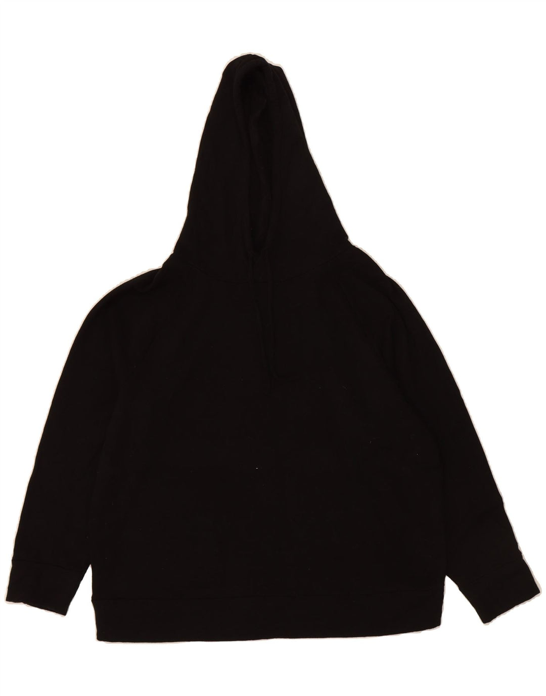 EDDIE BAUER Womens Oversized Hoodie Jumper UK 18 XL Black Polyester Vintage Eddie Bauer and Second-Hand Eddie Bauer from Messina Hembry 