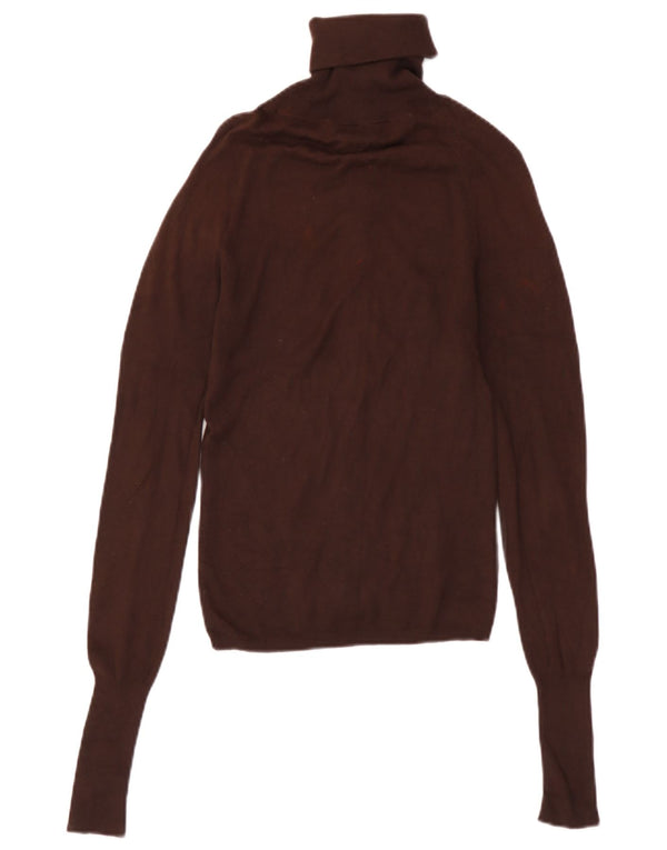 Zara Γυναικεία Ζακέτα UK 8 Small Brown Rayon