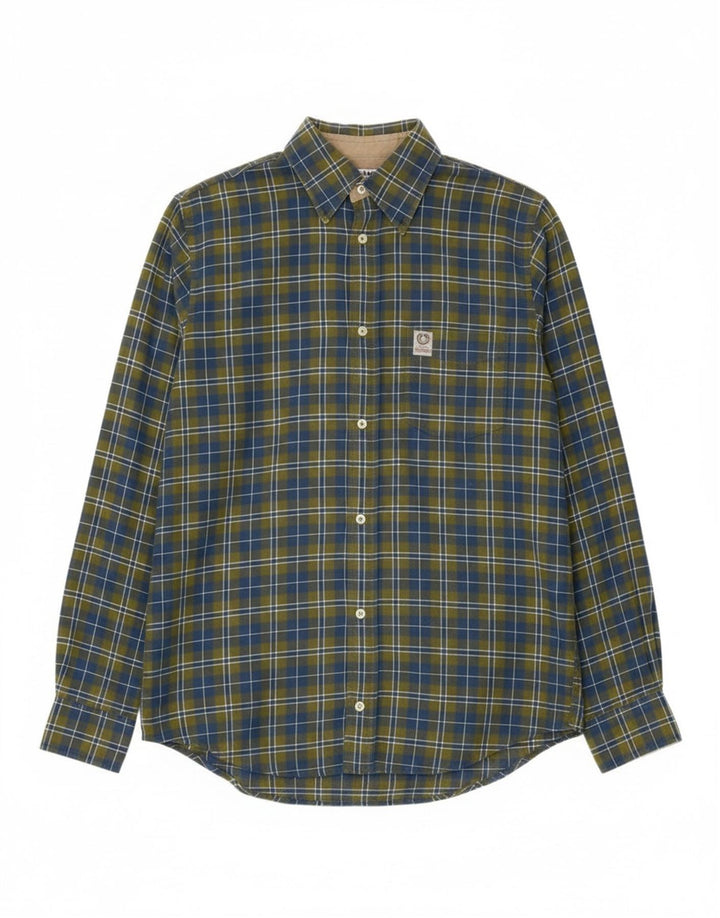 Murphy & Nye Mens Sailmakers Φανελένιο πουκάμισο μεγάλο πράσινο βαμβακερό