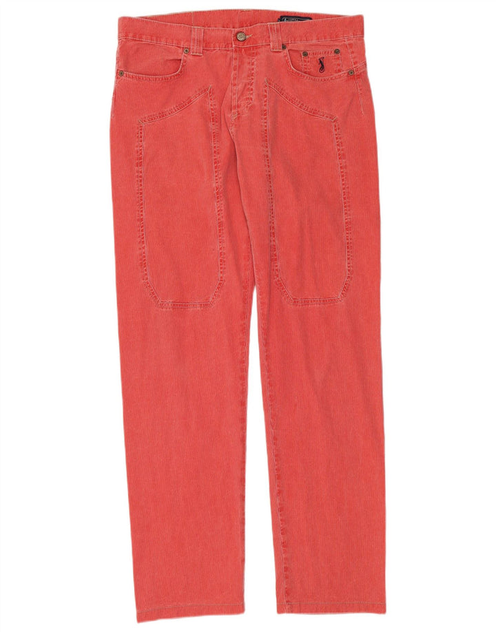 JECKERSON Ανδρικό ίσιο casual παντελόνι W36 L34 Κόκκινο