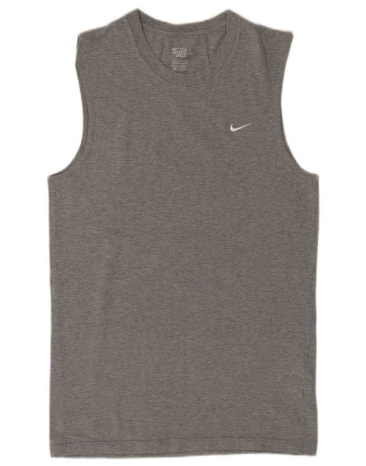 Ανδρικό γιλέκο Nike UK 34/36 Μικρό βαμβακερό γκρι