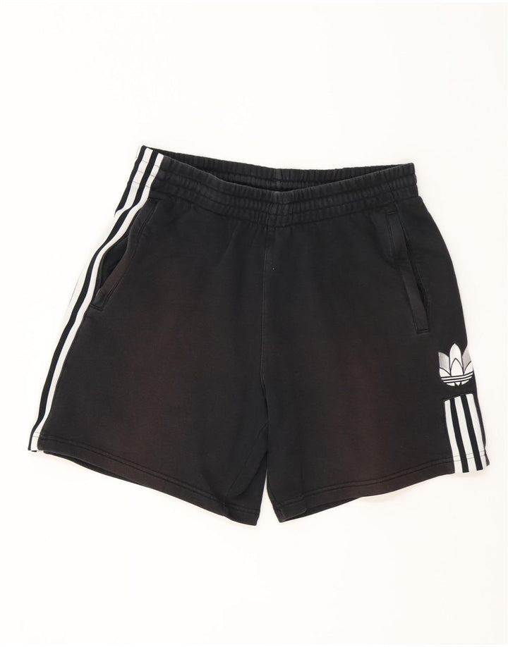 Ανδρικό αθλητικό σορτς Adidas μεγάλο μαύρο βαμβακερό