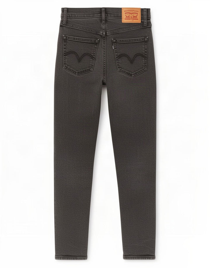 Γυναικείο τζιν Levi's Tapered W25 L27 Γκρι βαμβακερό