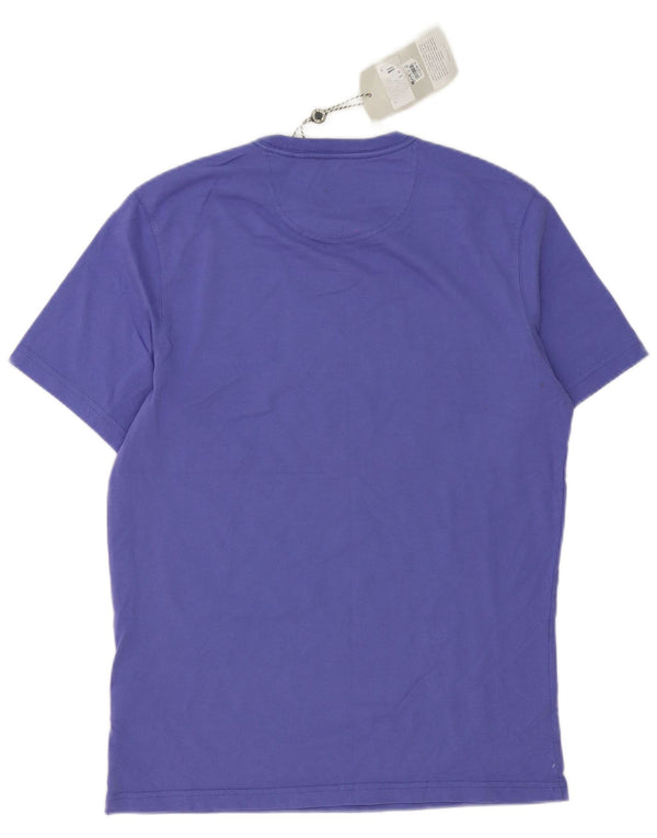 Μπλουζάκι Barbour Mens Slim Fit Graphic T-Shirt Top Μεσαίο Μωβ βαμβακερό