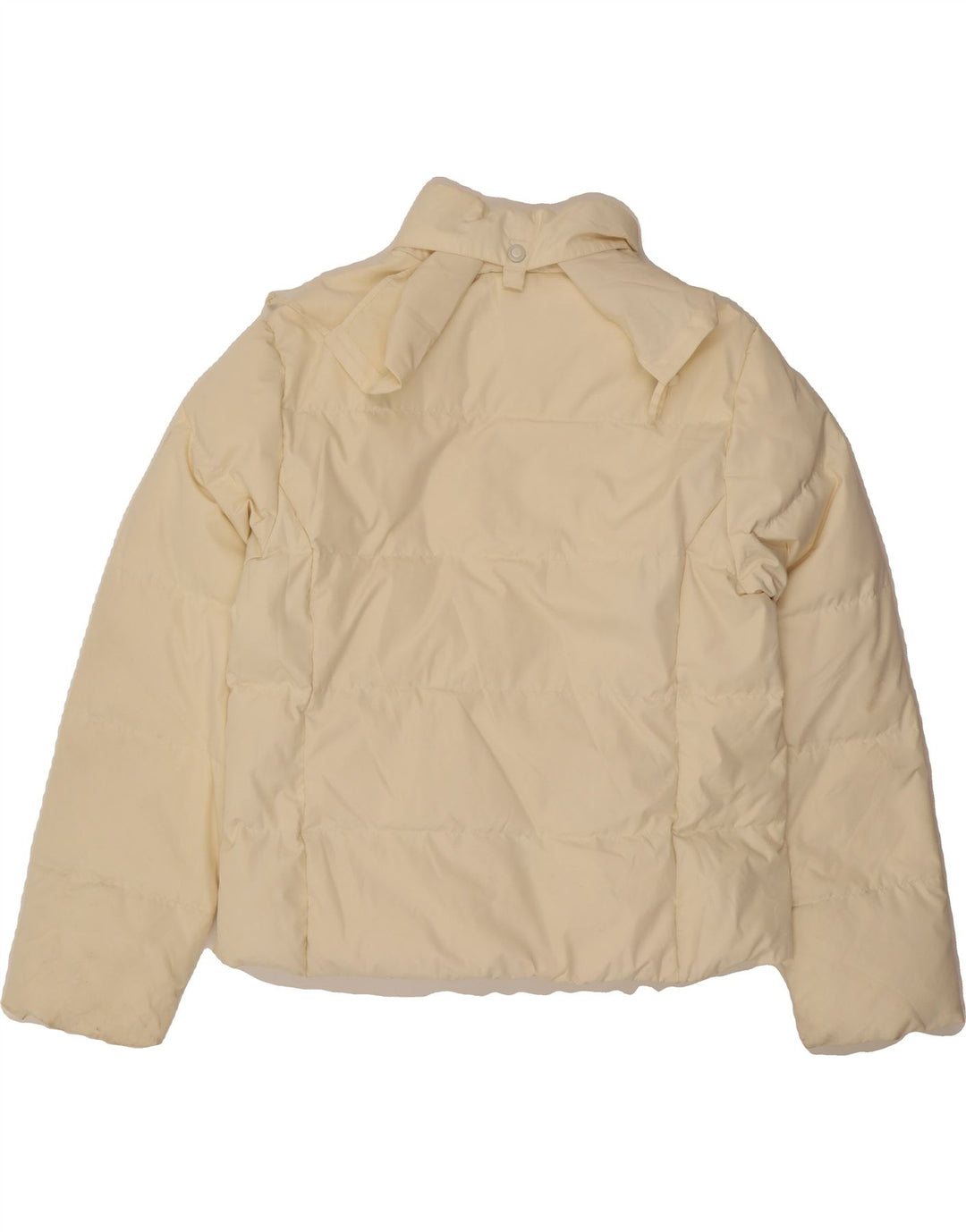 CHAMPION Womens Padded Jacket UK 18 XL Off White Polyester Vintage Champion and Second-Hand Champion from Messina Hembry 