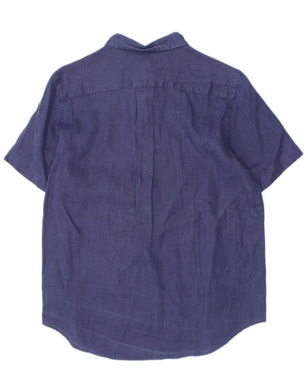 Ralph Lauren Boys κοντομάνικο πουκάμισο 14-15 ετών μεγάλο navy blue