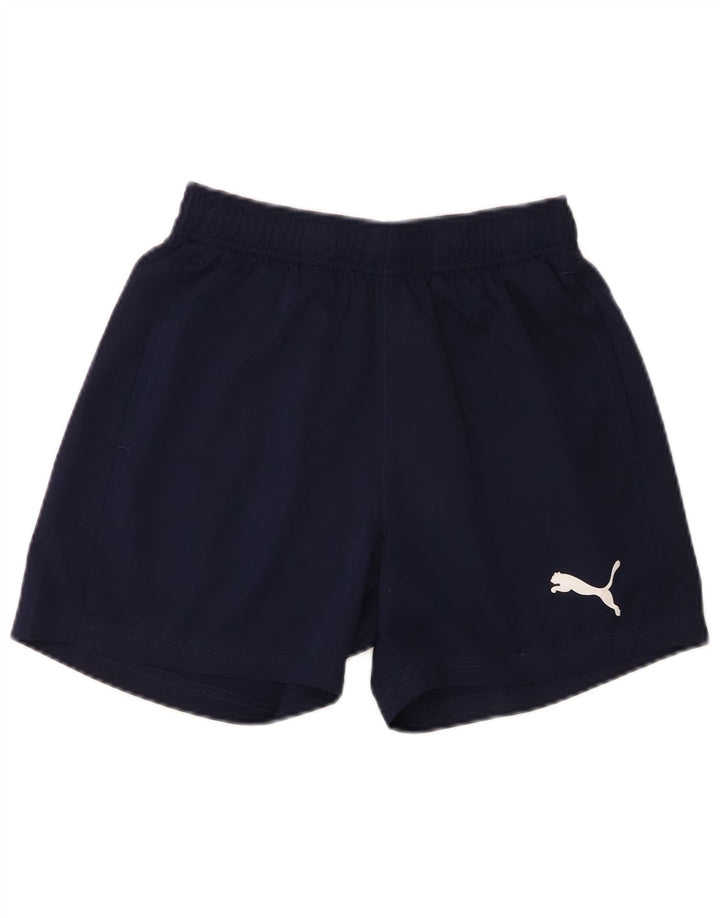 Γυναικείο αθλητικό σορτς Puma UK 10 Small Navy Blue Polyester