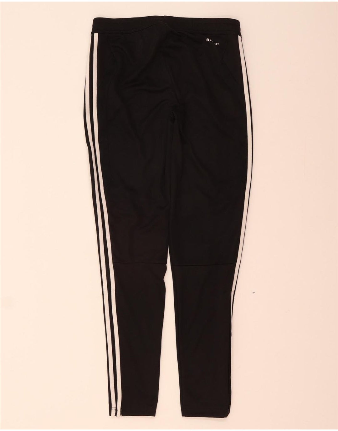 Γυναικεία αθλητική φόρμα ADIDAS Aeroready Παντελόνι UK 8/10 Small Black Polyester