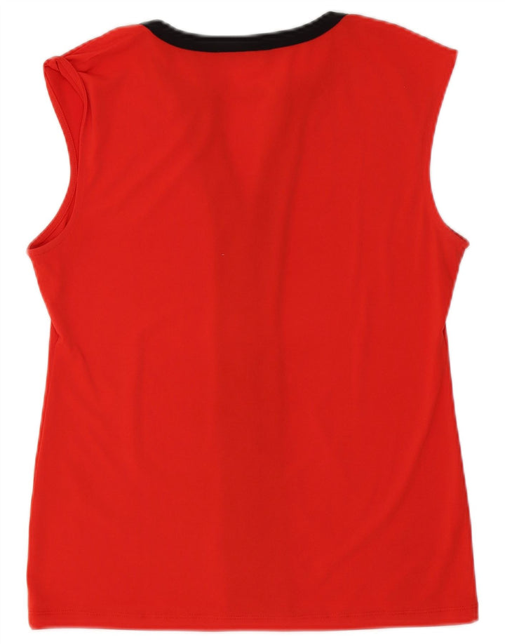 Γυναικεία μπλούζα Calvin Klein Top UK 10 Small Red Colourblock Polyester