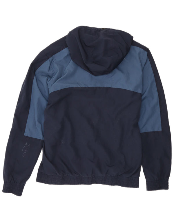 Ανδρικό μπουφάν βροχής με κουκούλα Umbro UK 42 XL Navy Blue Colorblock Πολυεστέρας
