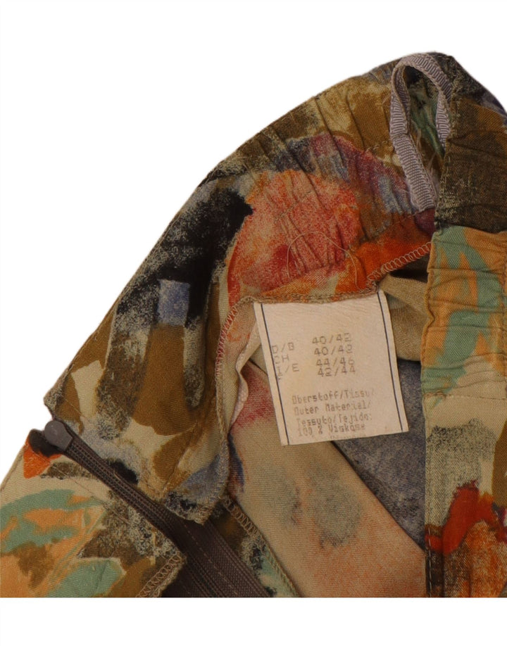 VINTAGE Γυναικεία Maxi Πλισέ Φούστα IT 44/46 Medium W28 Πολύχρωμη Floral