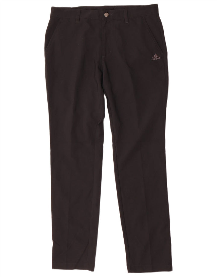 Ανδρικό παντελόνι Chino Adidas Slim W32 L32 Μαύρο πολυεστέρα
