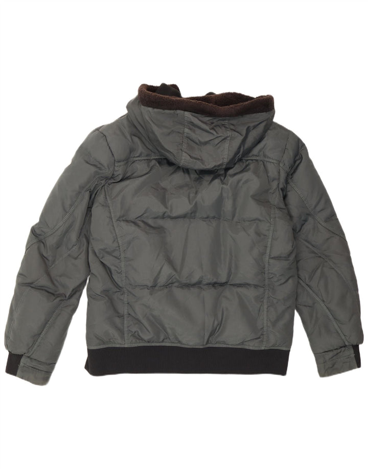 Ανδρικό μπουφάν Gas Hooded Bomber padded Jacket UK 40 Large Grey Polyamide