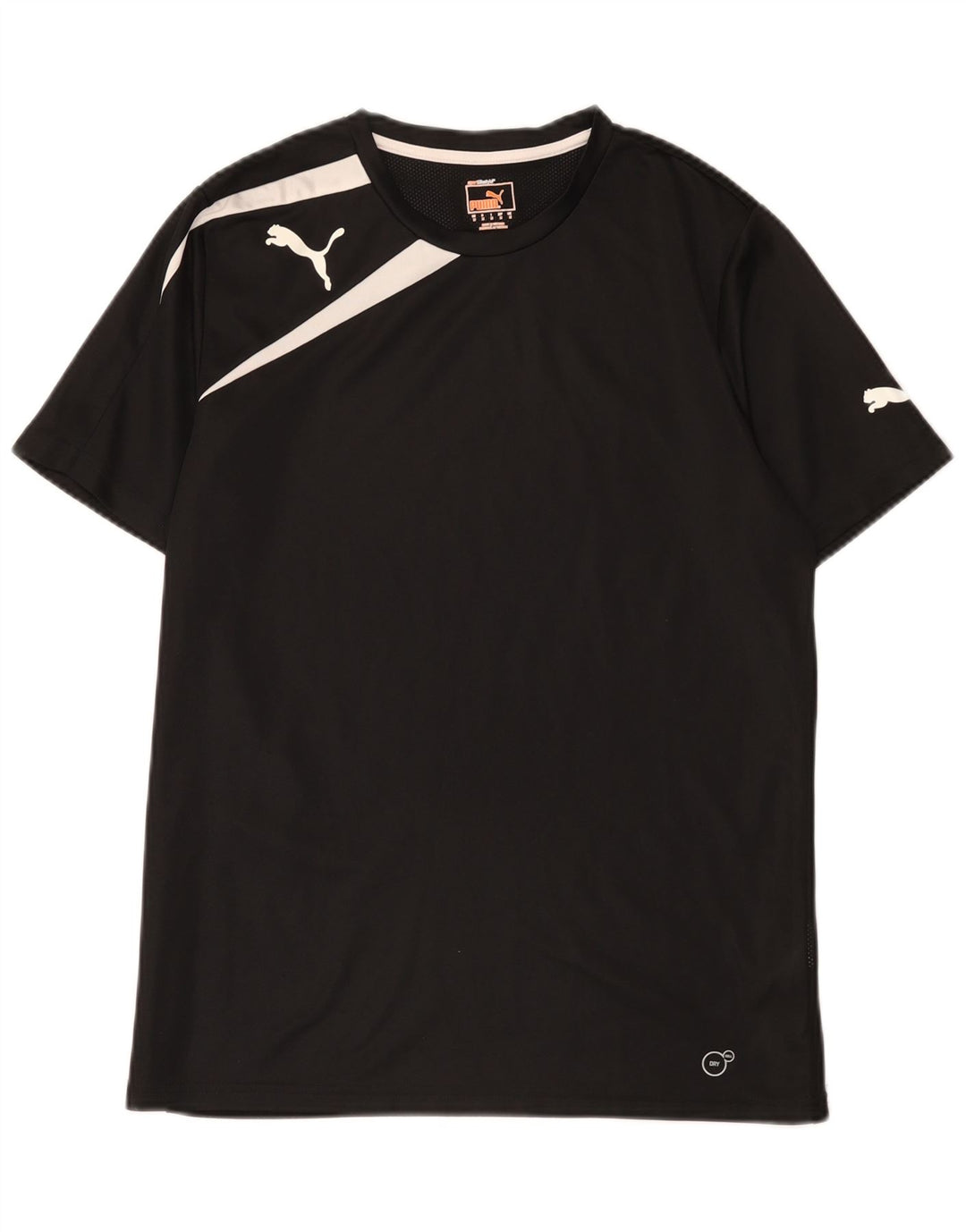 Ανδρικό T-Shirt Puma Top Medium Black Colorblock Πολυεστέρας