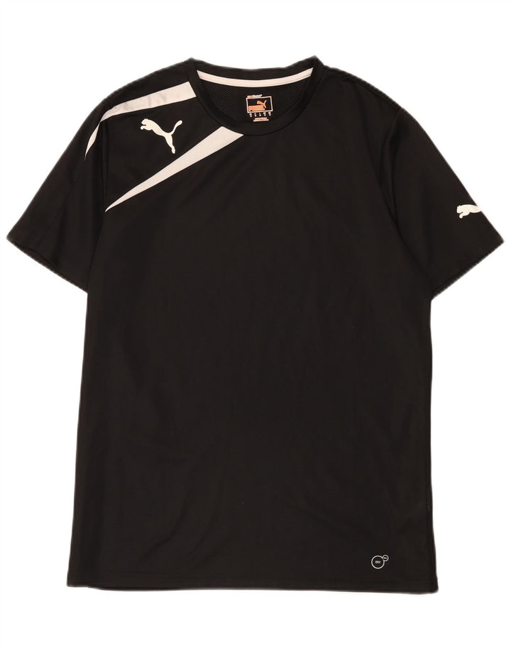Ανδρικό T-Shirt Puma Top Medium Black Colorblock Πολυεστέρας