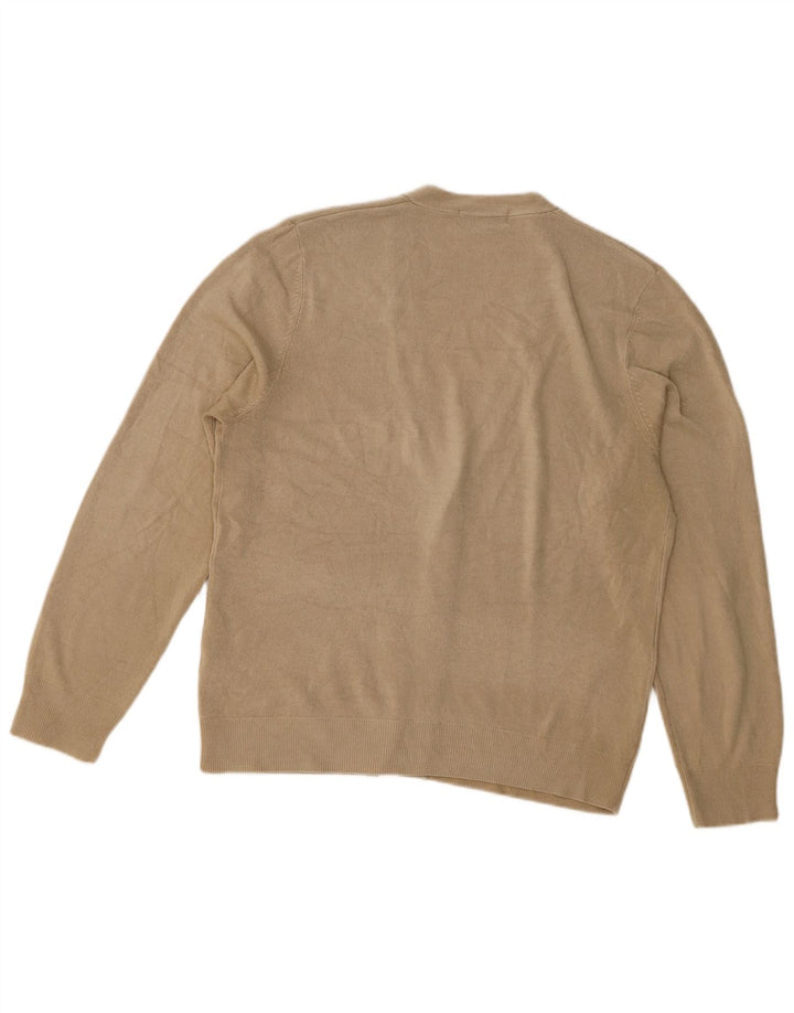 Marks & Spencer Γυναικείο πουλόβερ Μπλε Harbor Cardigan UK 12 Medium Beige