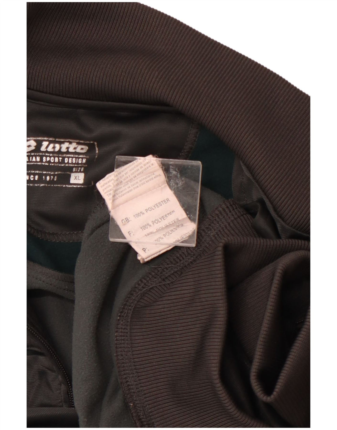 Ανδρική φόρμα LOTTO Top Jacket XL Grey Colourblock Polyester