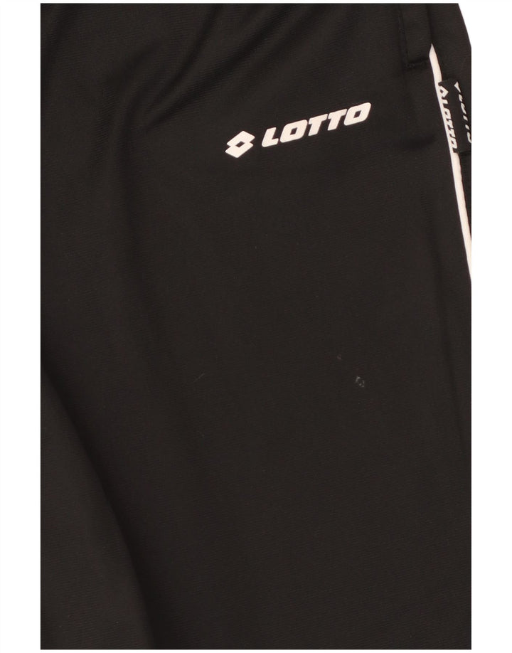 Ανδρική φόρμα Lotto Παντελόνι Joggers Μεγάλο Μαύρο Πολυεστέρα