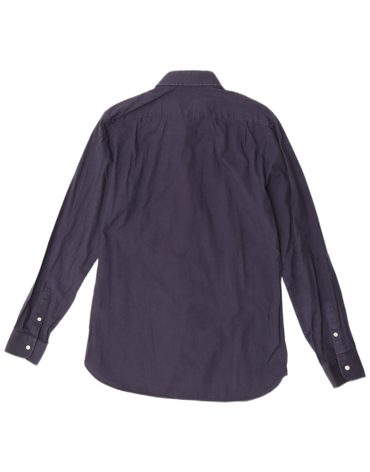 Ανδρικό πουκάμισο Reiss Slim Fit Medium Navy Blue βαμβακερό