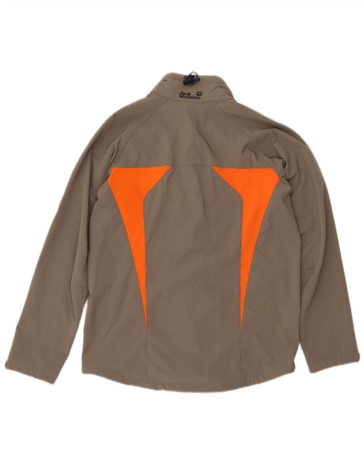Jack Wolfskin Ανδρικό μπουφάν με φερμουάρ UK 34 Small Khaki Polyamide