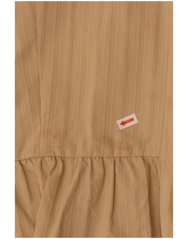 LUISA SPAGNOLI Γυναικείο ανοιχτό σακάκι IT 40 Small Beige Pinstripe