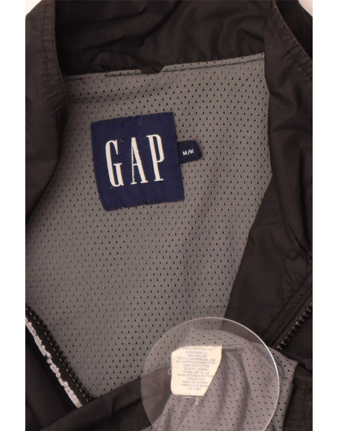 Gap Ανδρικό μπουφάν βροχής UK 38 Medium Black Nylon