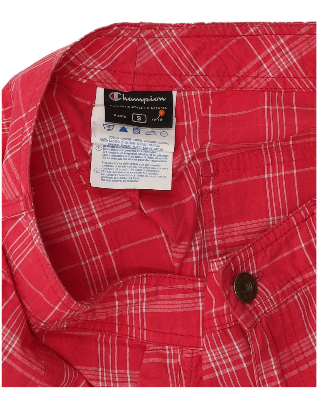 CHAMPION Γυναικείο Hot Παντελόνι Small W32 Red Check