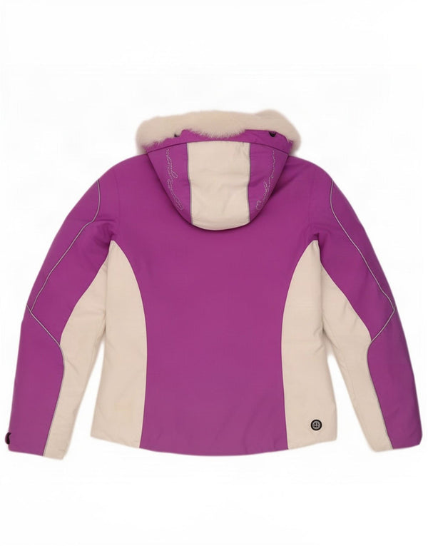 Colmar γυναικείο μπουφάν σκι με κουκούλα EU 38 Medium Purple Colorblock Polyamide