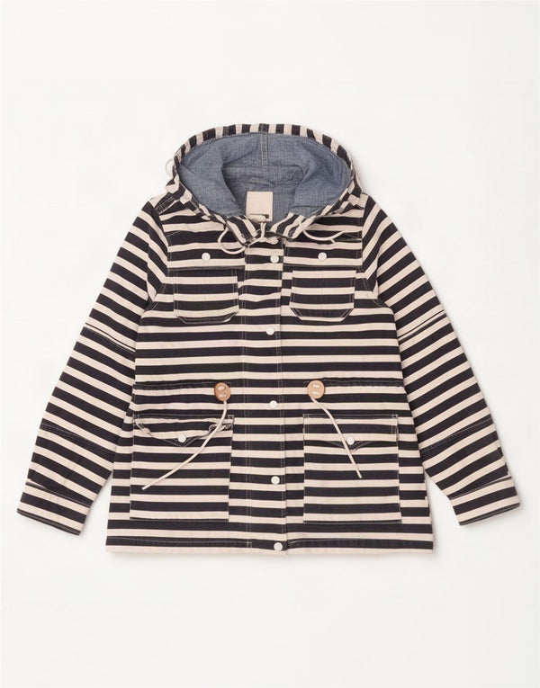Γυναικείο μπουφάν βροχής με κουκούλα Levi's UK 16 Large Navy Blue Cotton
