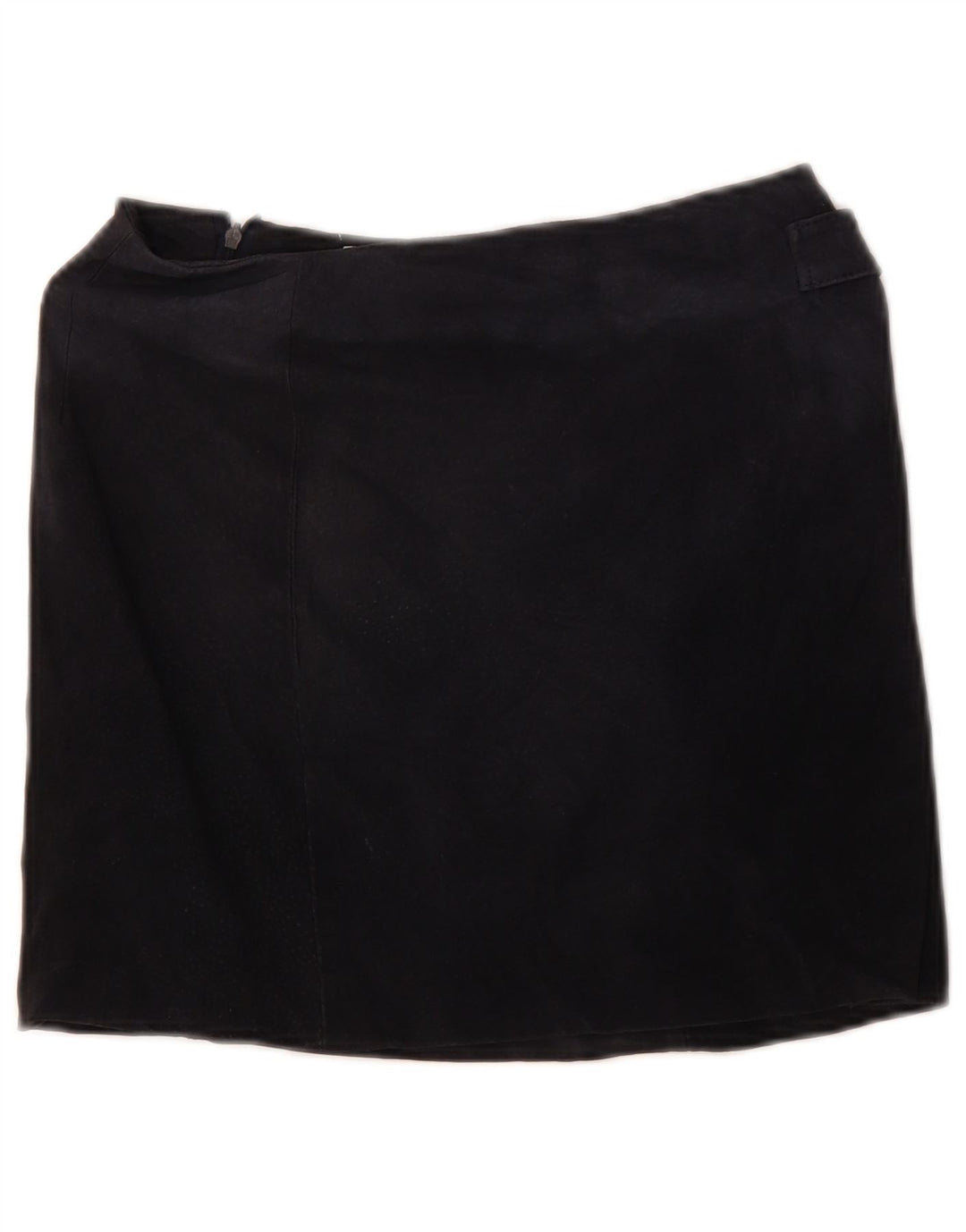 Mango Γυναικεία Suede Mini Φούστα EU 34 XS W28 Navy Blue Δέρμα