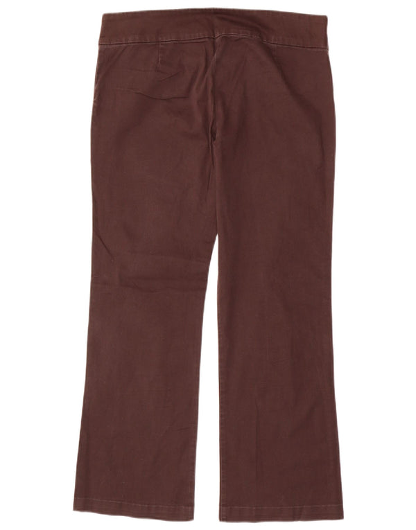 Zara Γυναικείο μποτάκι Casual Παντελόνι EU 40 Medium W30 L27 Καφέ βαμβακερό