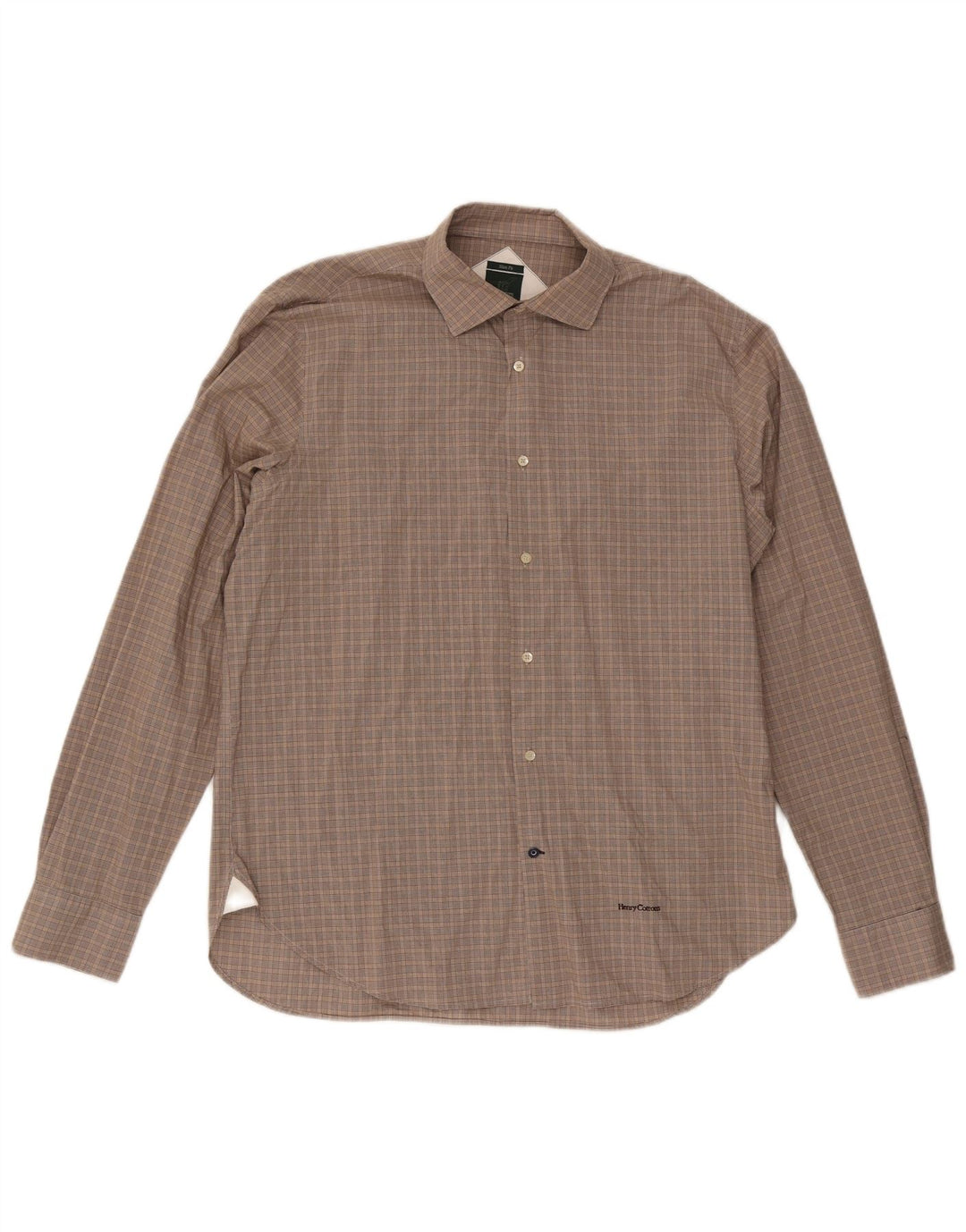 Ανδρικό πουκάμισο Henry Cottons Slim Fit Μέγεθος 43 Large Grey Check