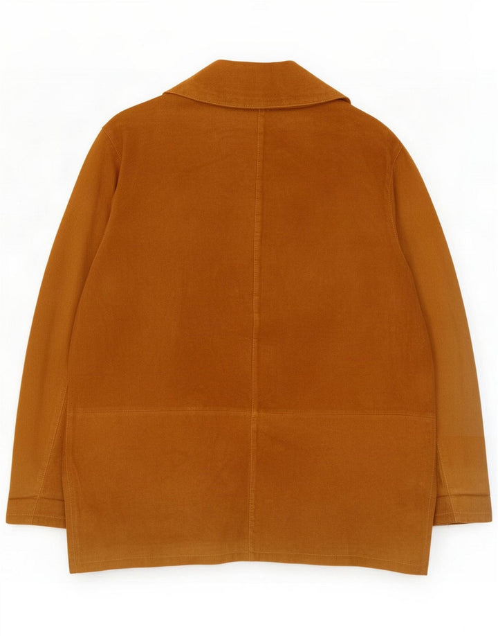 Vintage Γυναικείο Suede Jacket IT 48 XL Brown Leather