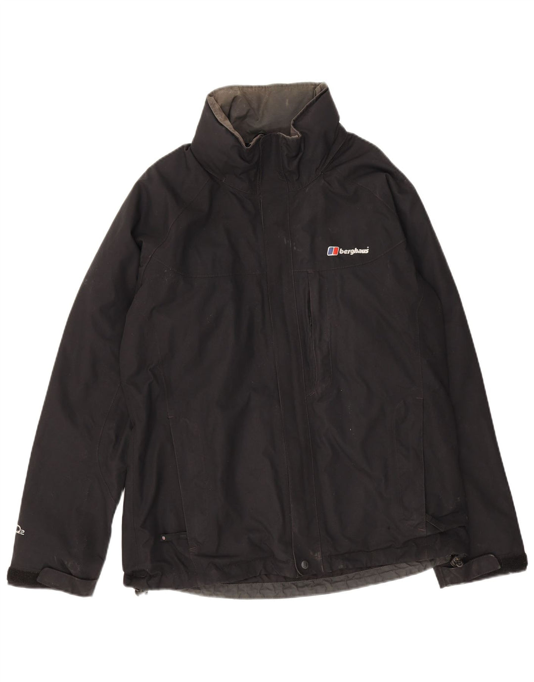 Ανδρικό μπουφάν βροχής Berghaus UK 38 Medium Black Nylon