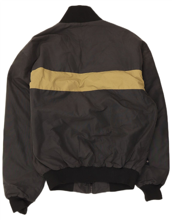 North Sails Ανδρικό Bomber Jacket UK 40 Large Black Colourblock Βαμβακερό