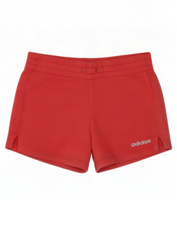 Γυναικείο αθλητικό σορτς Adidas UK 4/6 XS κόκκινο βαμβακερό