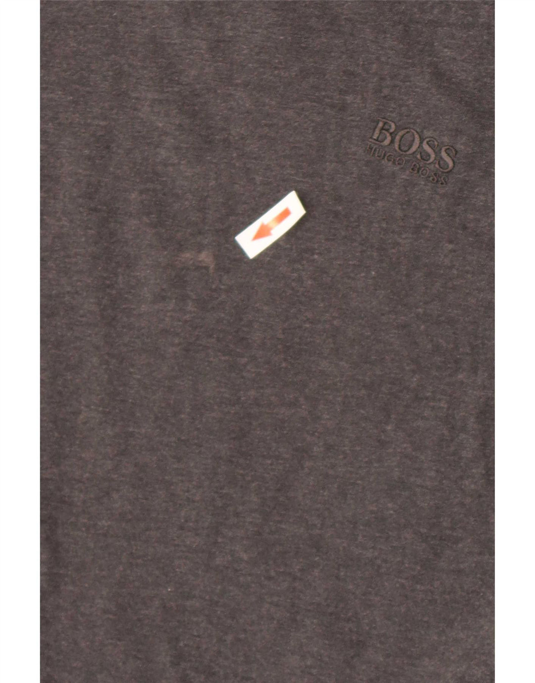 Ανδρικό T-Shirt Hugo Boss Τοπ μεσαίο γκρι βαμβακερό