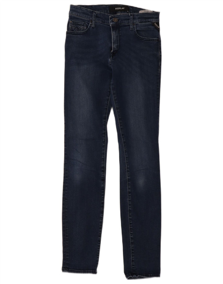 REPLAY Γυναικείο Skinny Jeans W26 L30 Blue Cotton