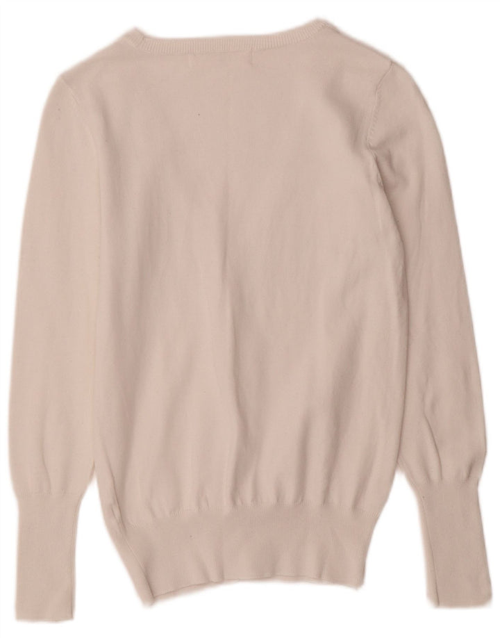 Zara Γυναικείο πουλόβερ UK 12 Medium White
