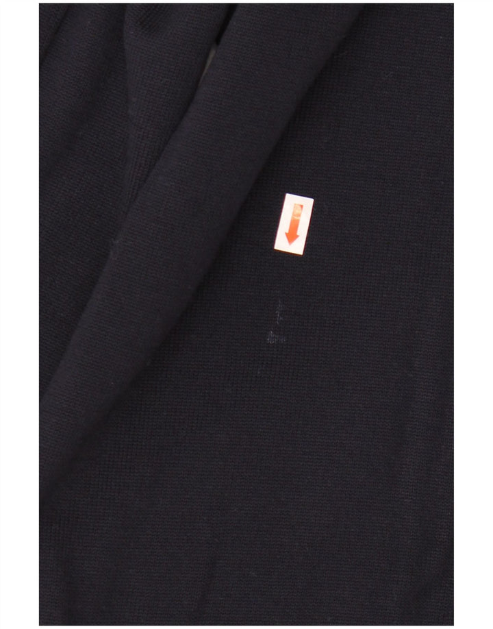 MARZ Ανδρικό πουλόβερ με λαιμόκοψη με V λαιμόκοψη IT 52 Μεγάλο Μαλλί Navy Blue