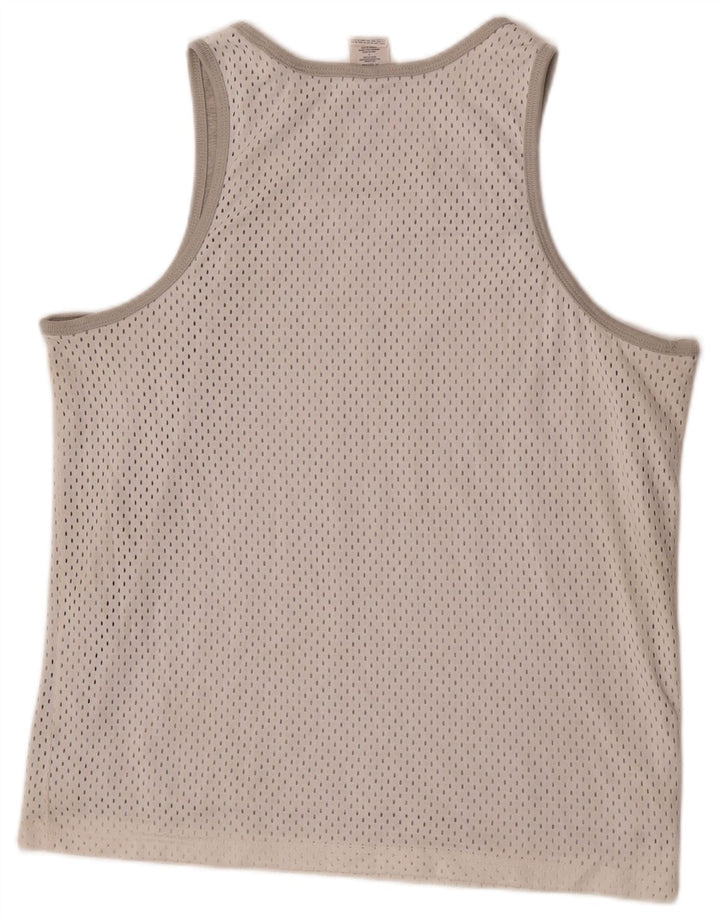 Ανδρικό γραφικό γιλέκο Champion Top Large White Polyester