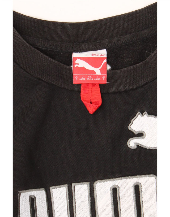 Ανδρικό γραφικό φούτερ PUMA Jumper Small Black
