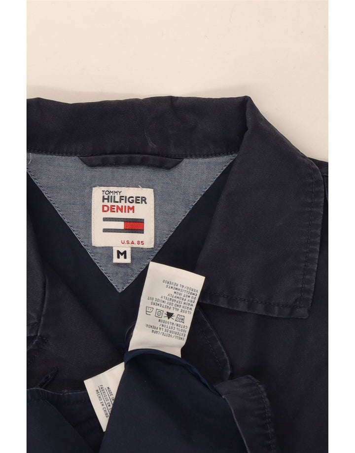 Tommy Hilfiger Γυναικείο Military Jacket UK 14 Medium Navy Blue Cotton
