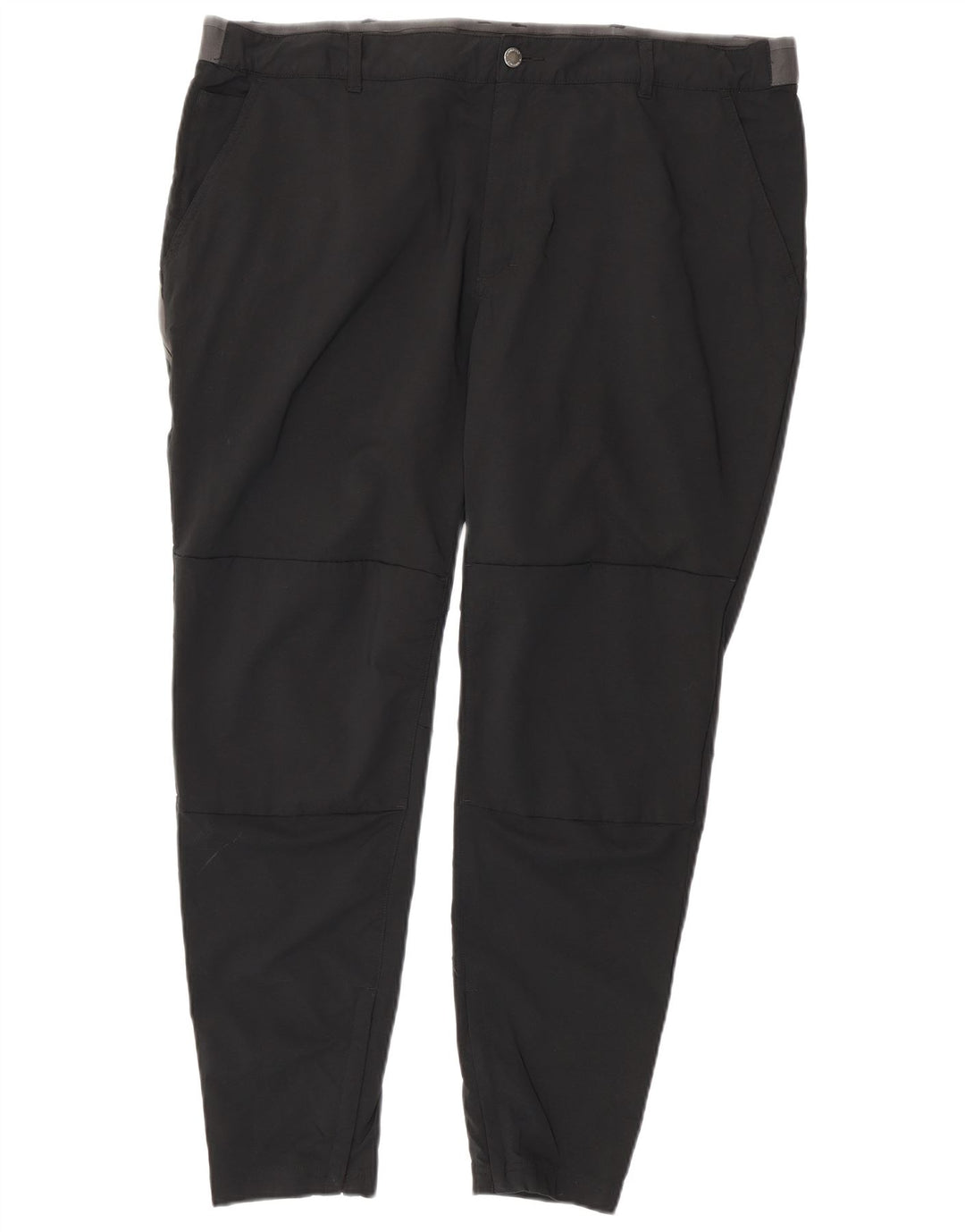 COLUMBIA Mens Slim Chino Trousers W42 L29 Black Polyester