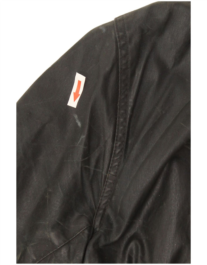 Ανδρικό Βαμβακερό παλτό Barbour Border UK 36 Small Black
