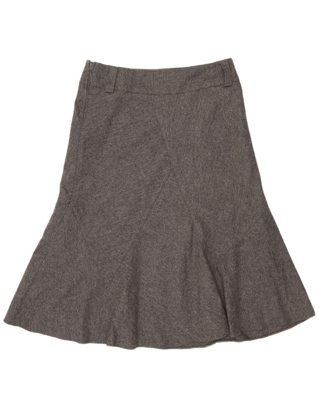 Marks & Spencer Γυναικεία φούστα Α-γραμμής UK 12 Medium W32 Γκρι όψη καινούργιο μαλλί