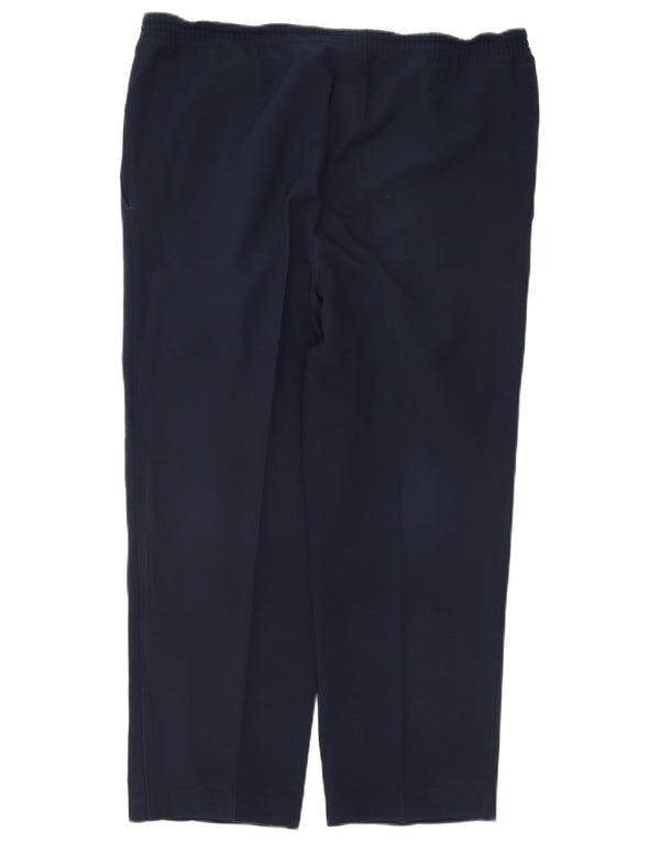 Marks & Spencer Γυναικείο Cropped Παντελόνι UK 14 Large W36 L25 Navy Blue