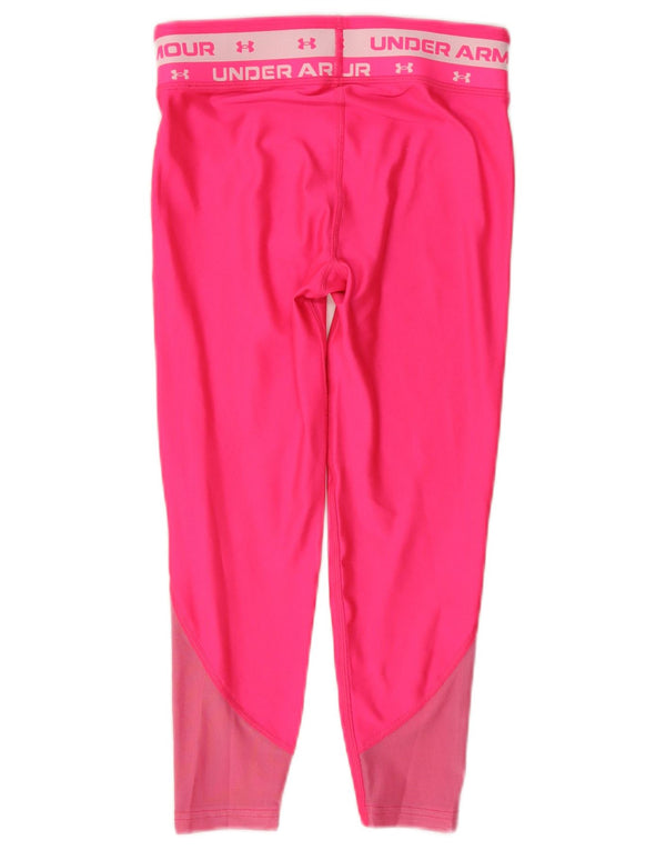 Under Armour Girls Graphic κολάν 9-10 ετών Medium Pink Colourblock